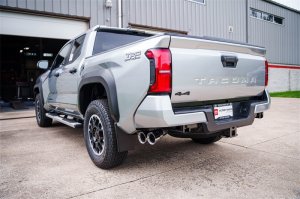 Toyota Tacoma Performance Exhaust - CORSA Performance - Sport Cat-Back + Twin 4 in. Pro-Series Tips + 3 in. 304 Stainless Steel Piping - Polished - `24-`25